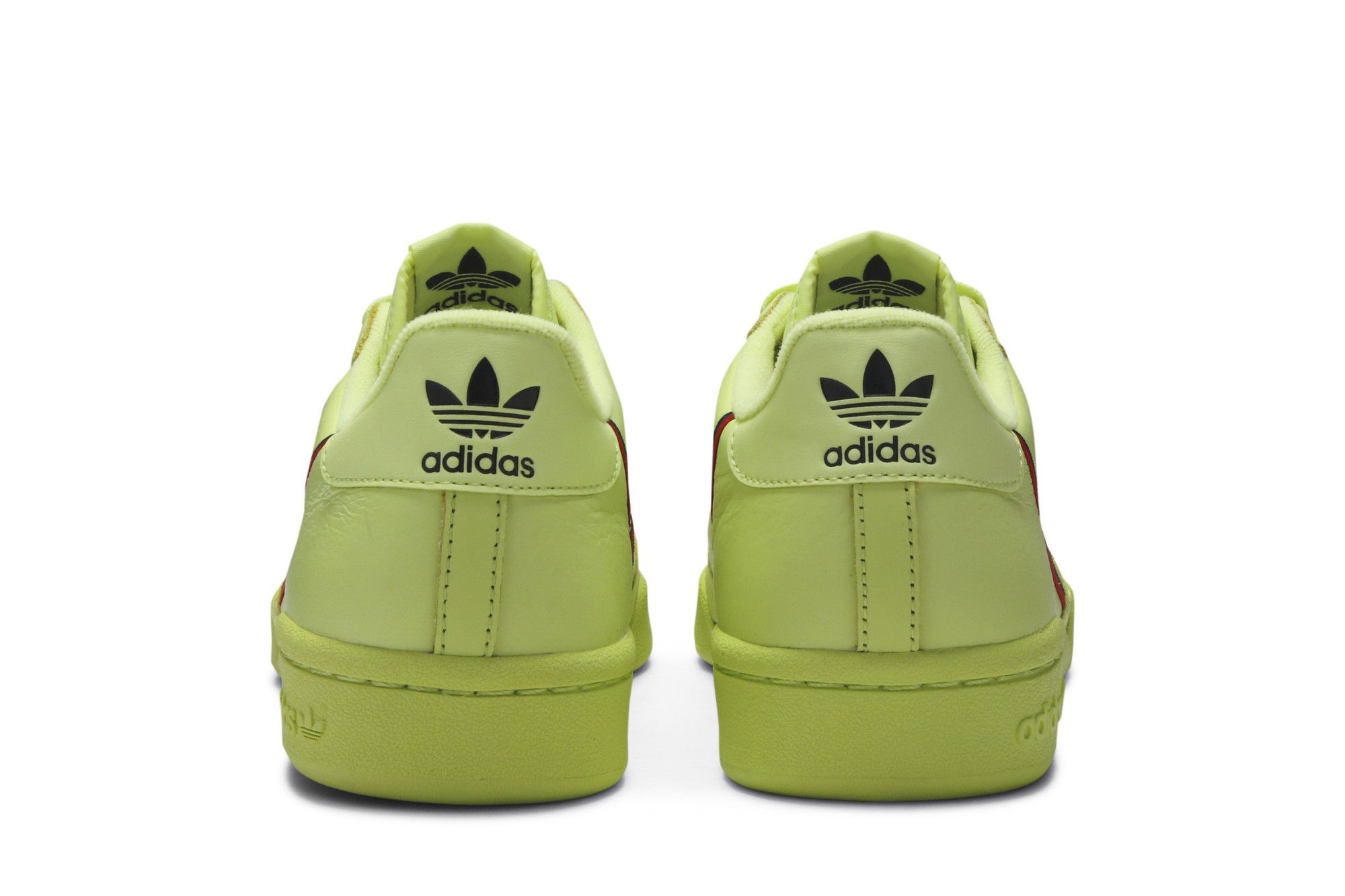 Adidas originals continental 80's sneakers in semi frozen yellow top