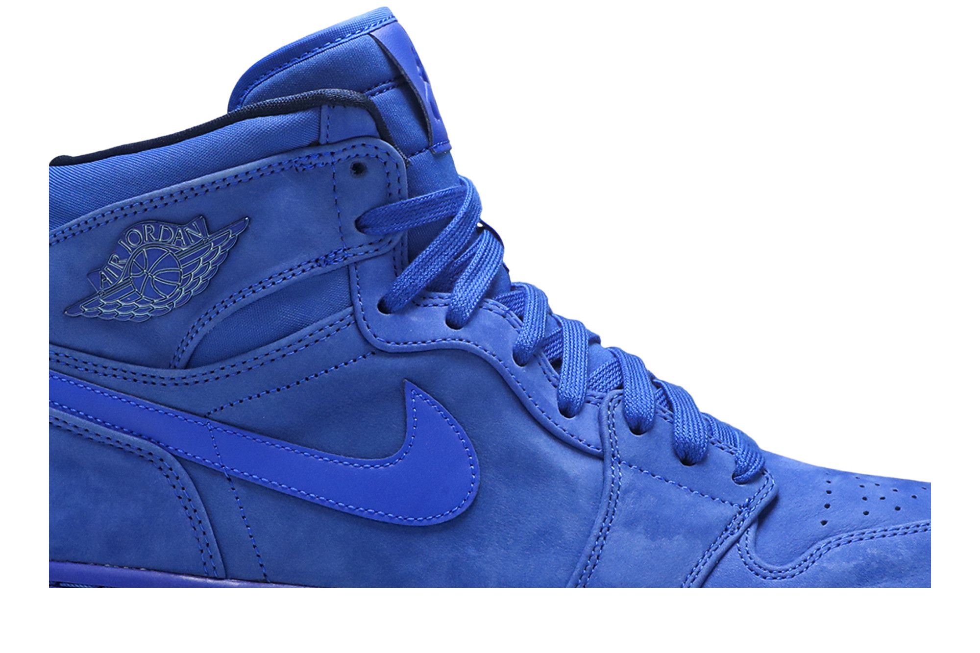 Blue suede air jordan 1 discount