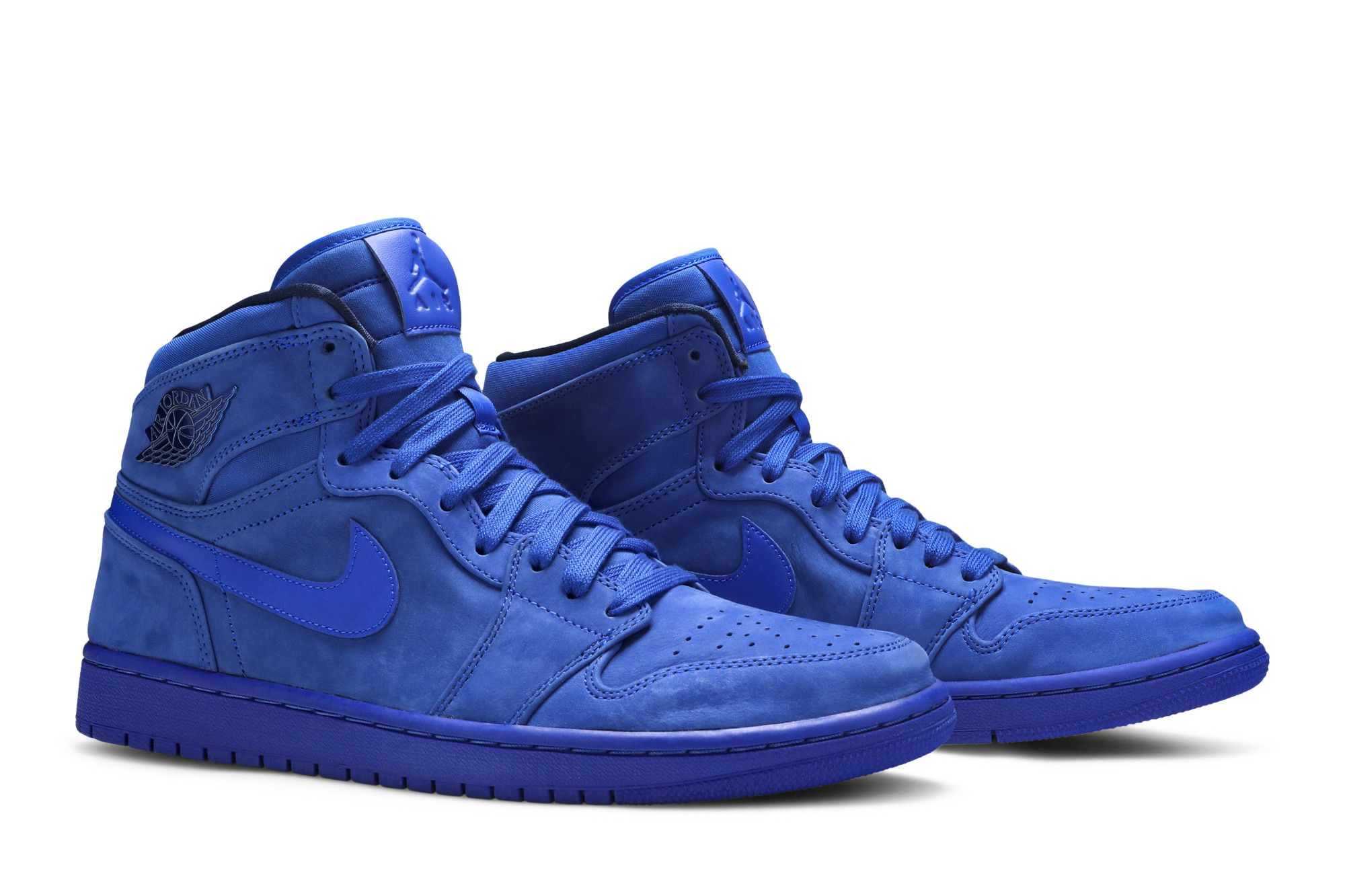 All blue suede jordans cheap