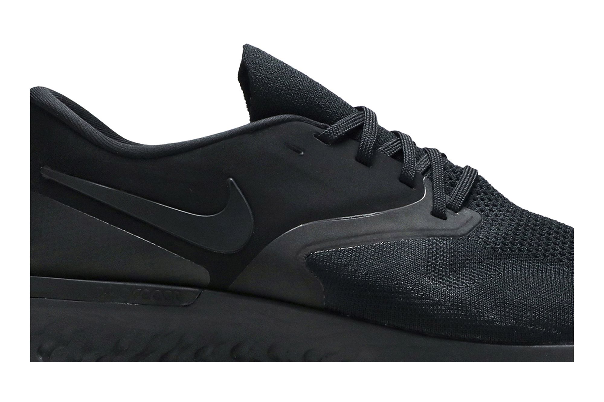 Nike odyssey react triple black clearance