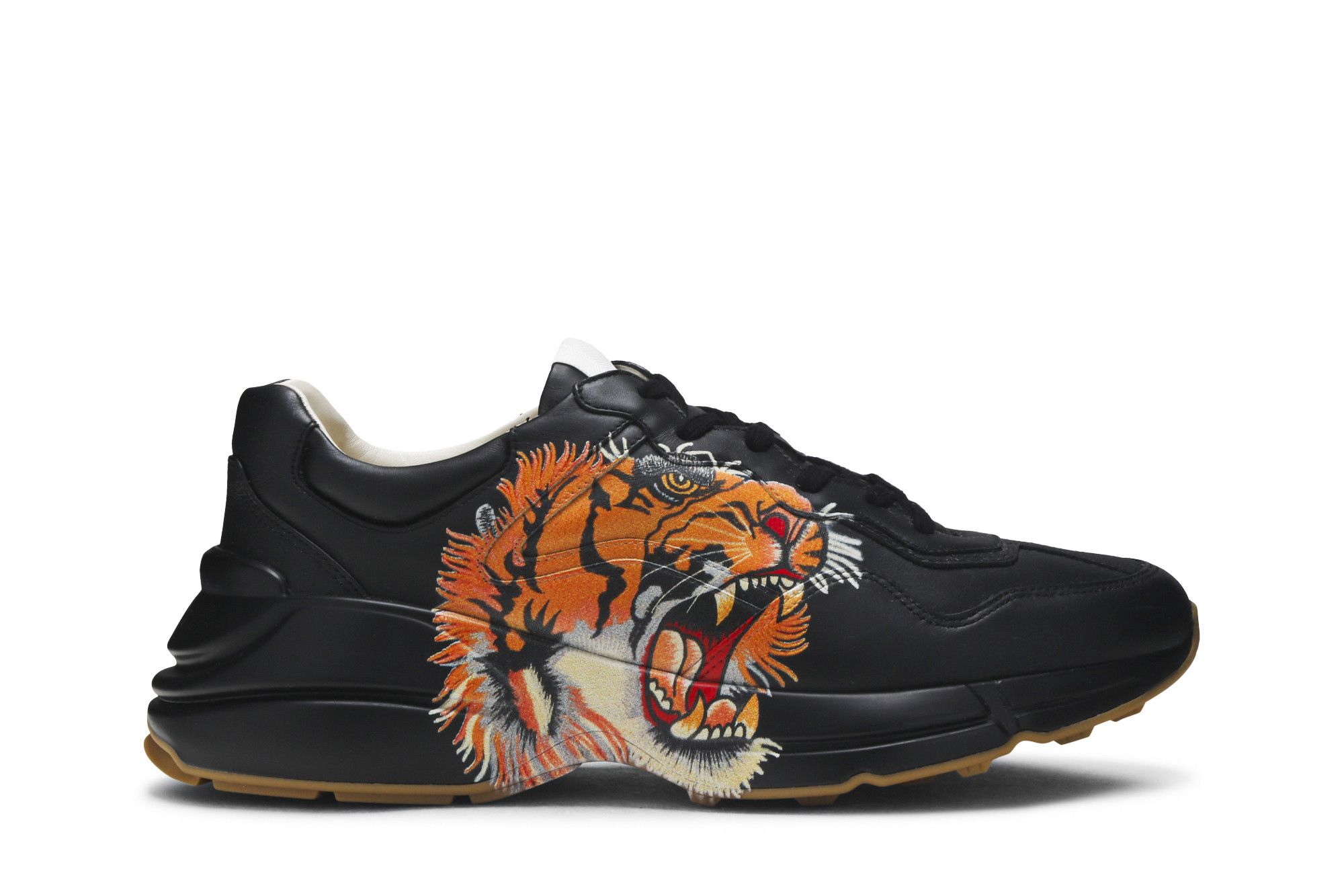Gucci rhyton deals black tiger