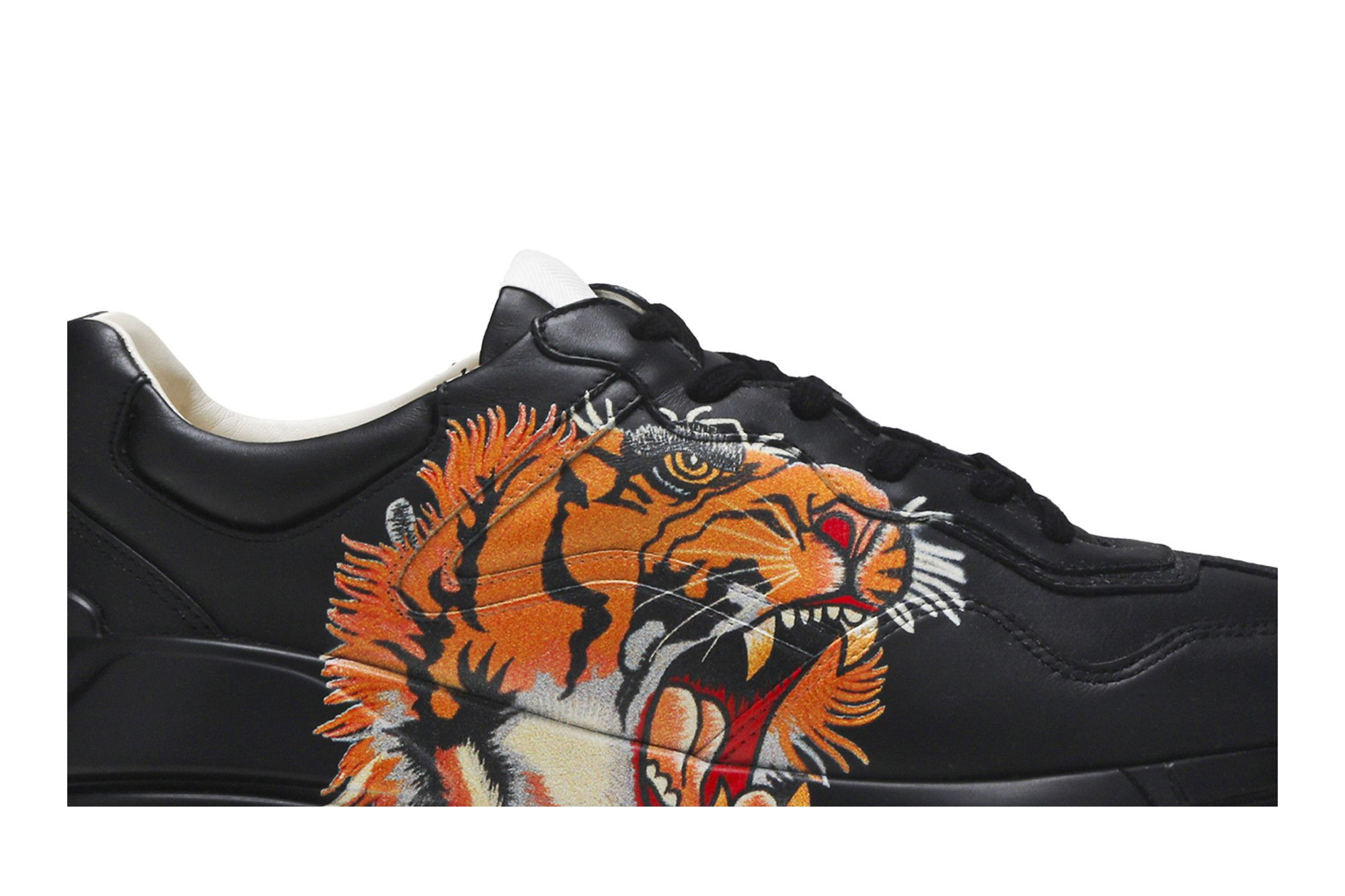 Buy Gucci Rhyton Leather Tiger Print 50607 1363 GOAT AU