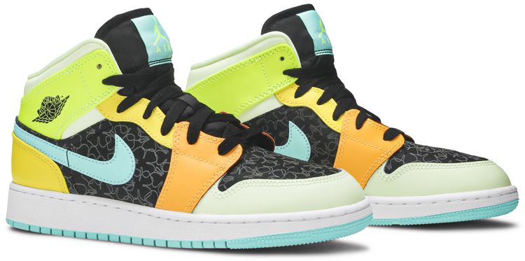 Air Jordan 1 Mid SE GS Clover