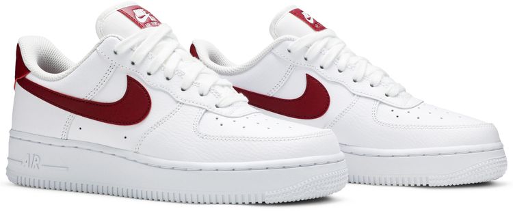 Nike Wmns Air Force 1 07 White Noble Red