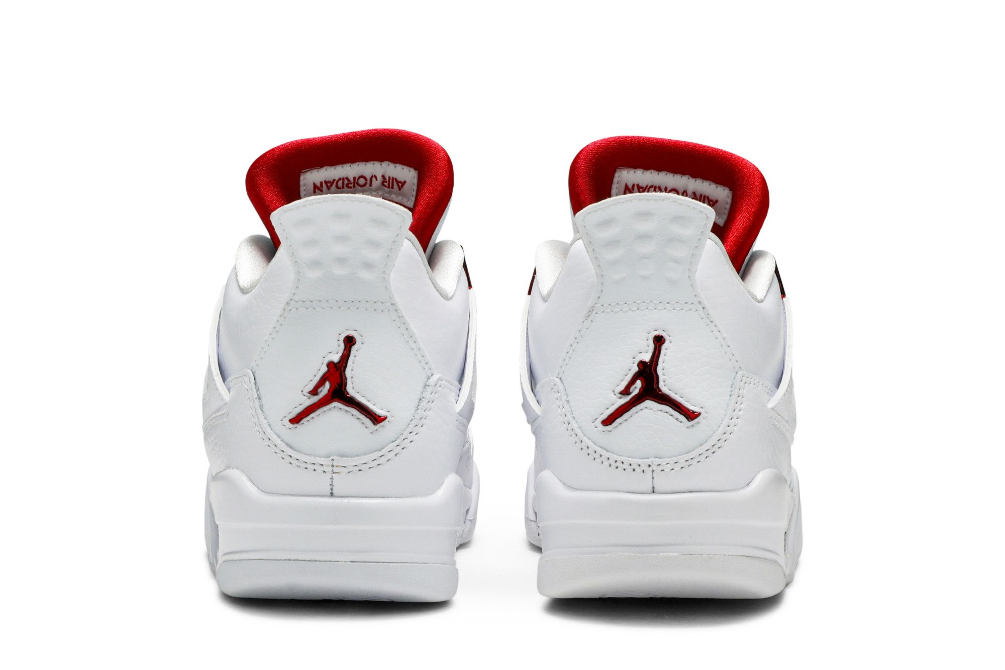 Jordan retro 4 white red online