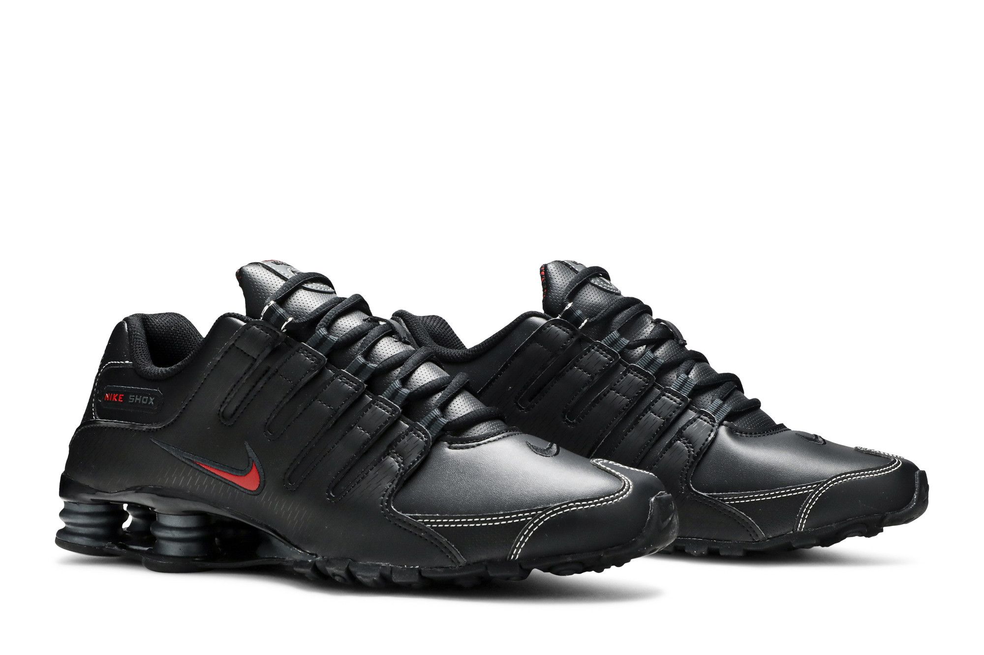 Nike shox nz black red on sale