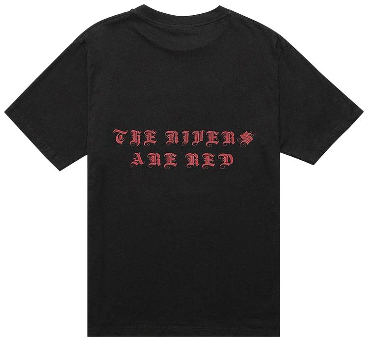 CLOT Wavy Flame T Shirt Black