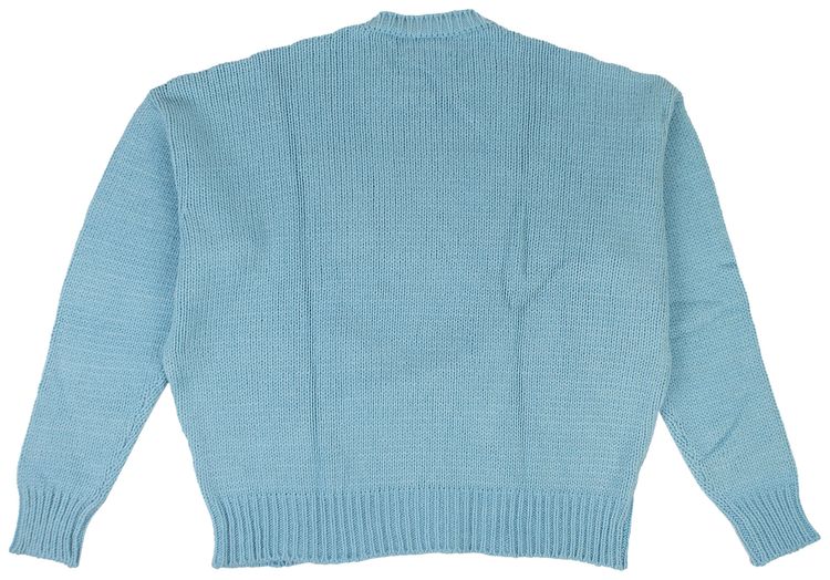 Amiri Kisses Oversized Sweater Light Blue