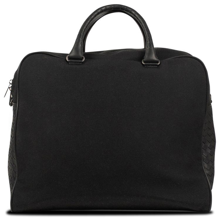 Bottega Veneta Canvas Duffel Bag Black