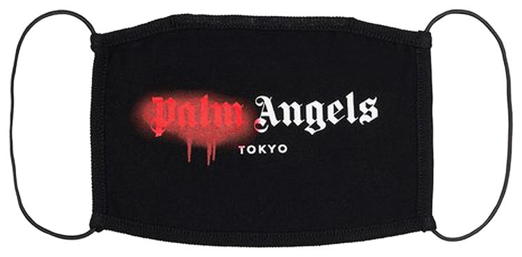 Palm Angels Tokyo Sprayed Mask BlackRed