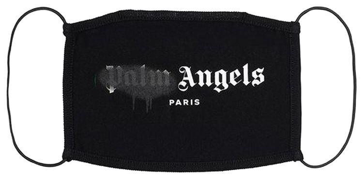 Palm Angels Paris Sprayed Mask Black