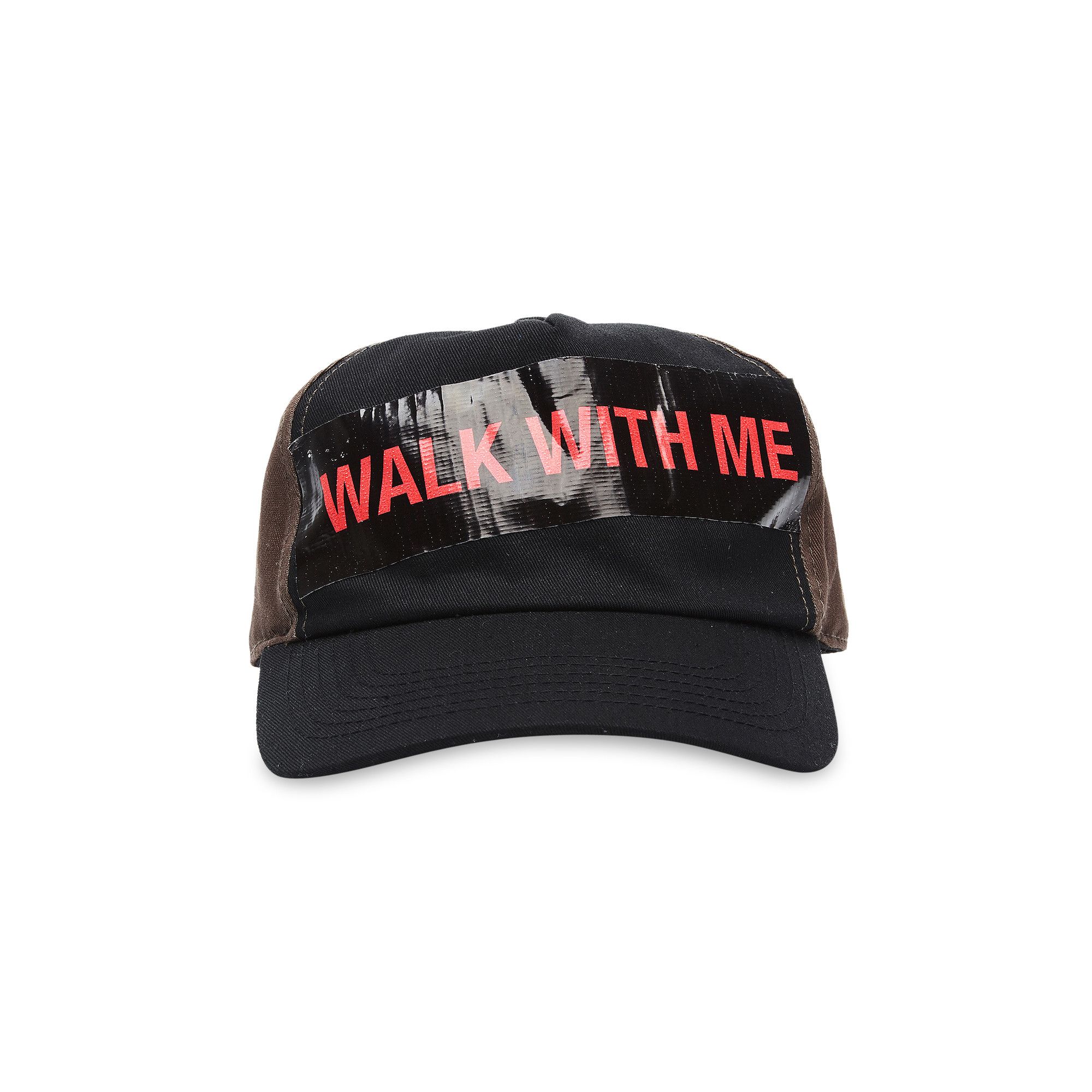 Buy Raf Simons Baseball Cap 'Black/Brown/Red' - 172 955