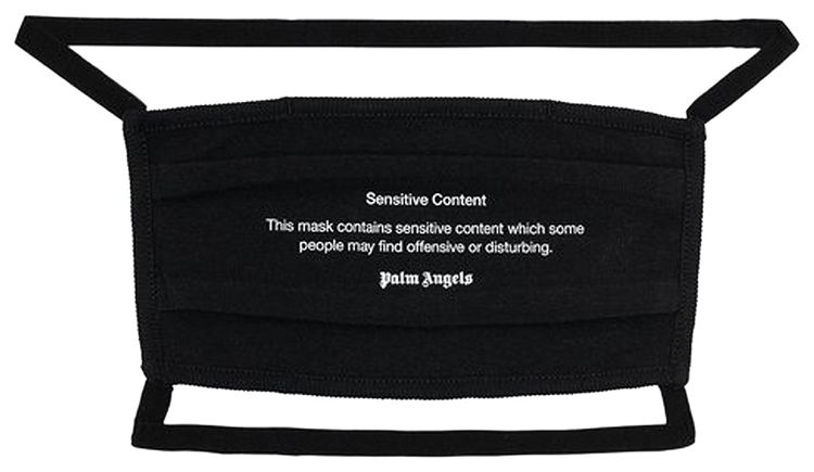Palm Angels Sensitive Content Mask BlackWhite