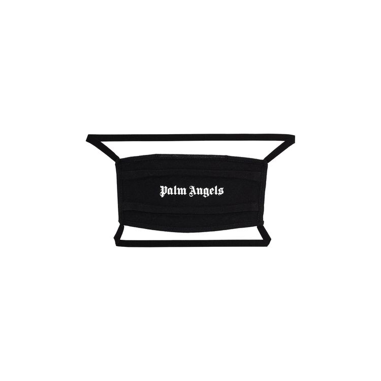 Palm Angels Logo Mask BlackWhite