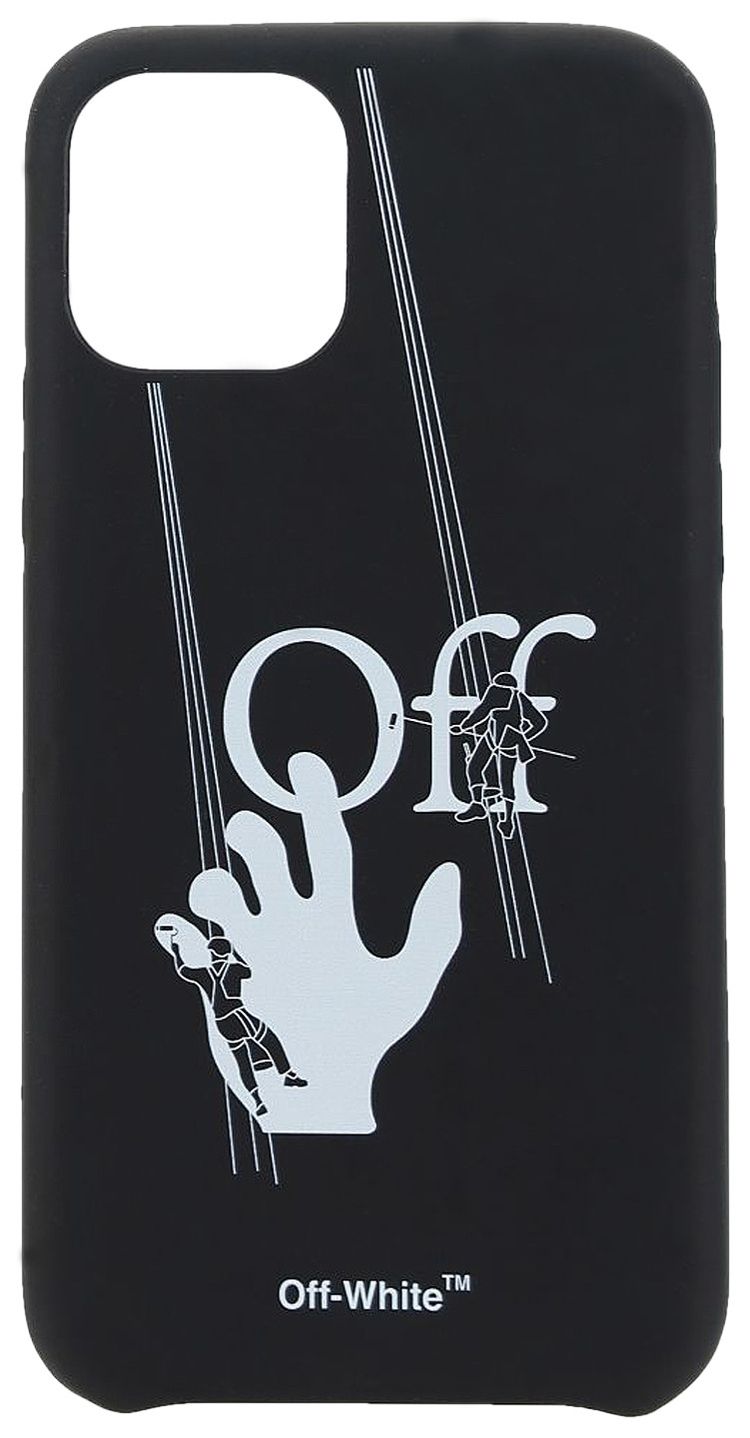 Off White Hand Paint iPhone 11 Pro Case BlackWhite