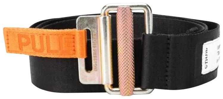 Heron Preston Logo Tape Belt BlackGold