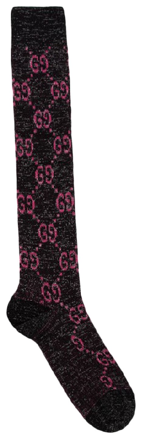 Gucci GG Signature Socks BlackPink