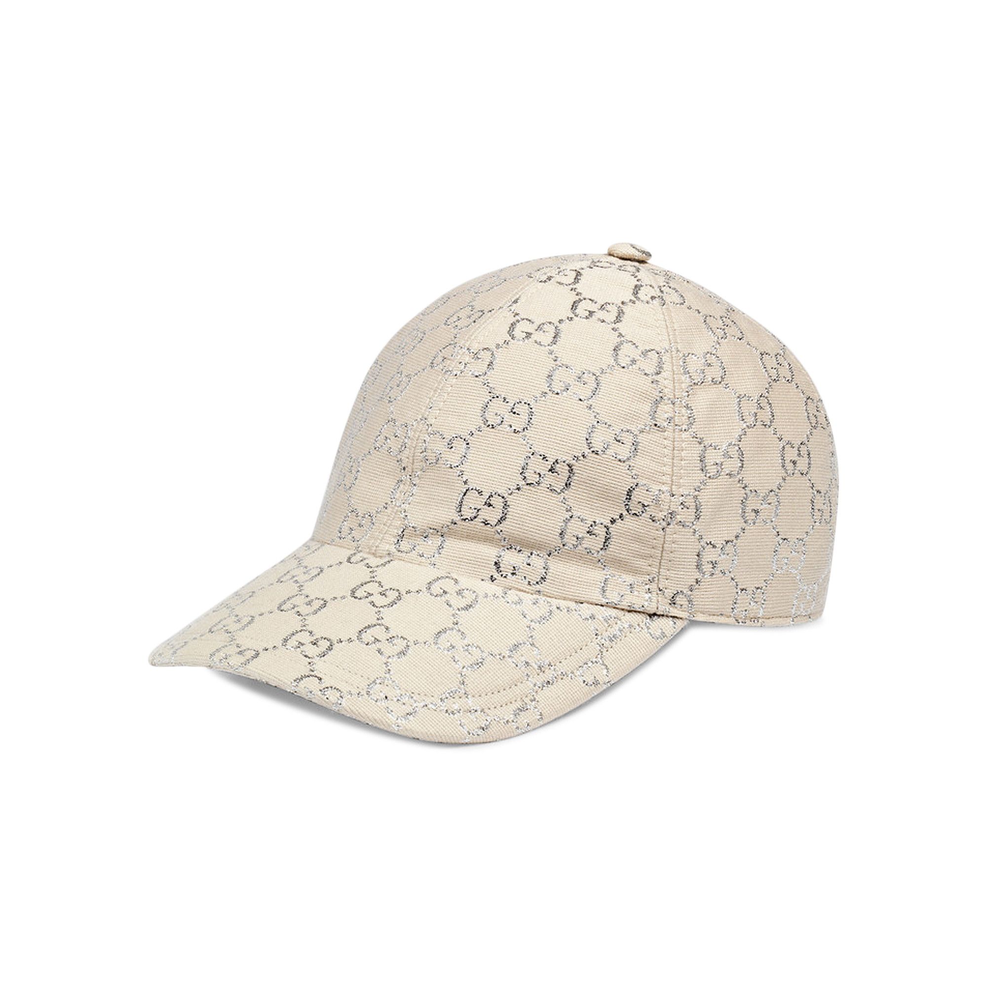 Buy Gucci GG Lam  Baseball Hat 'White/Black' - 631953 3HK75 9060 | GOAT