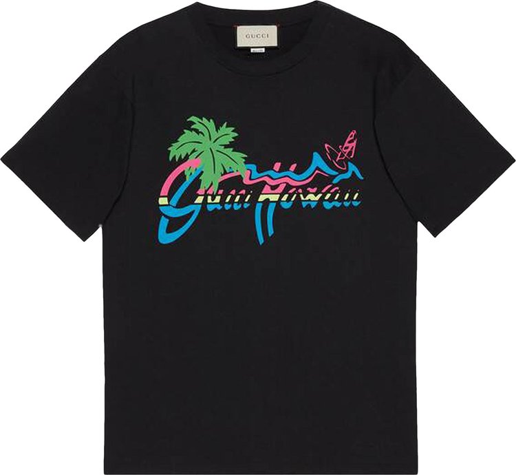 Gucci Cotton Jersey T-Shirt 'Black'