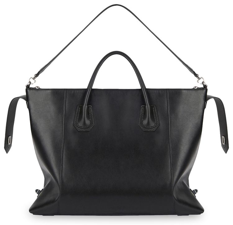 Givenchy Large Antigona Soft Bag In Smooth Leather Black
