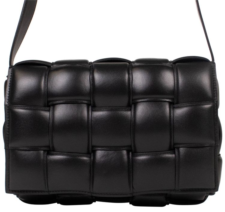 Bottega Veneta Padded Cassette Bag BlackSilver