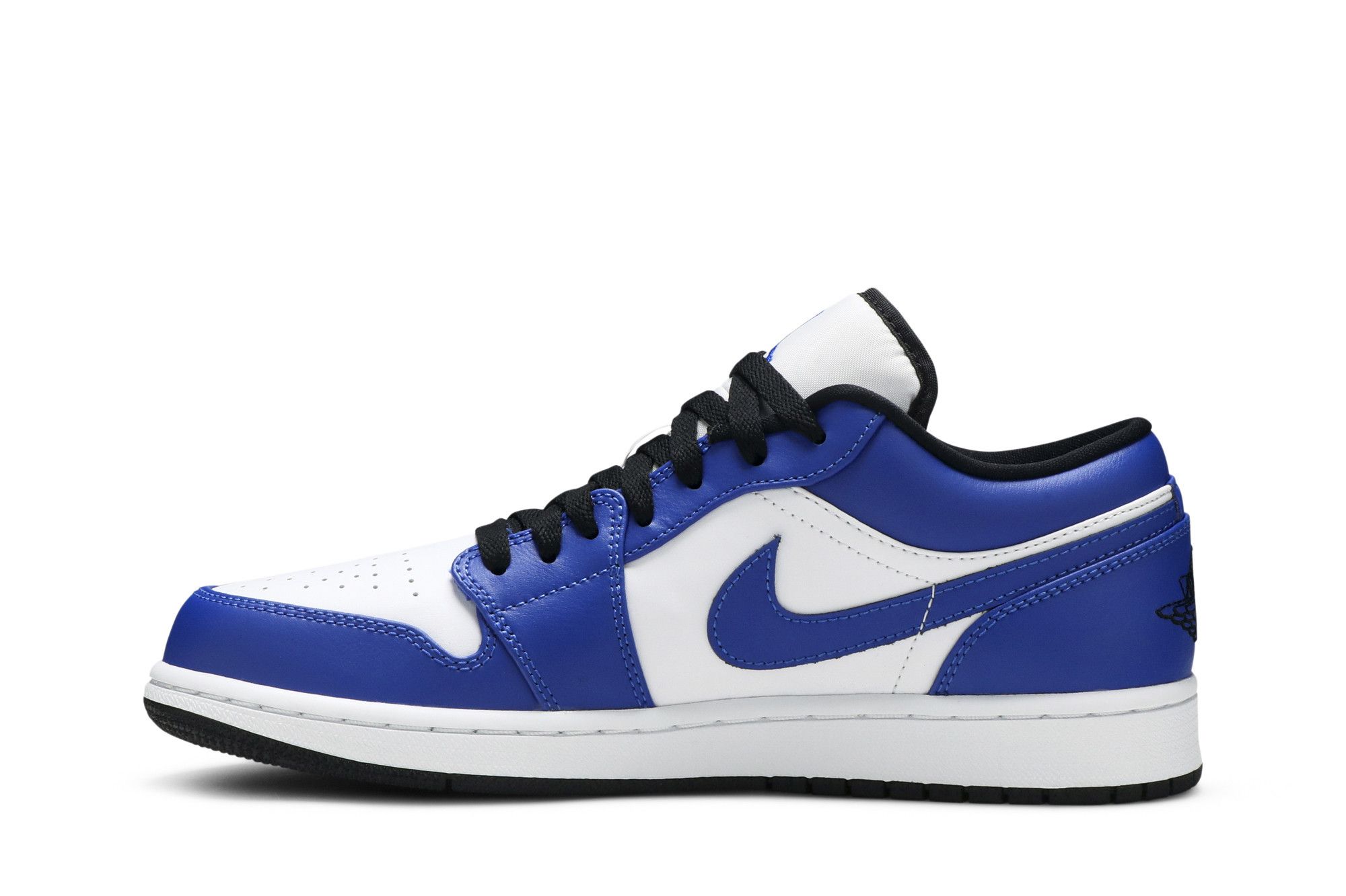 Nike Air Jordan 1 Low AJ1 Black Game Royal Men Casual Shoes