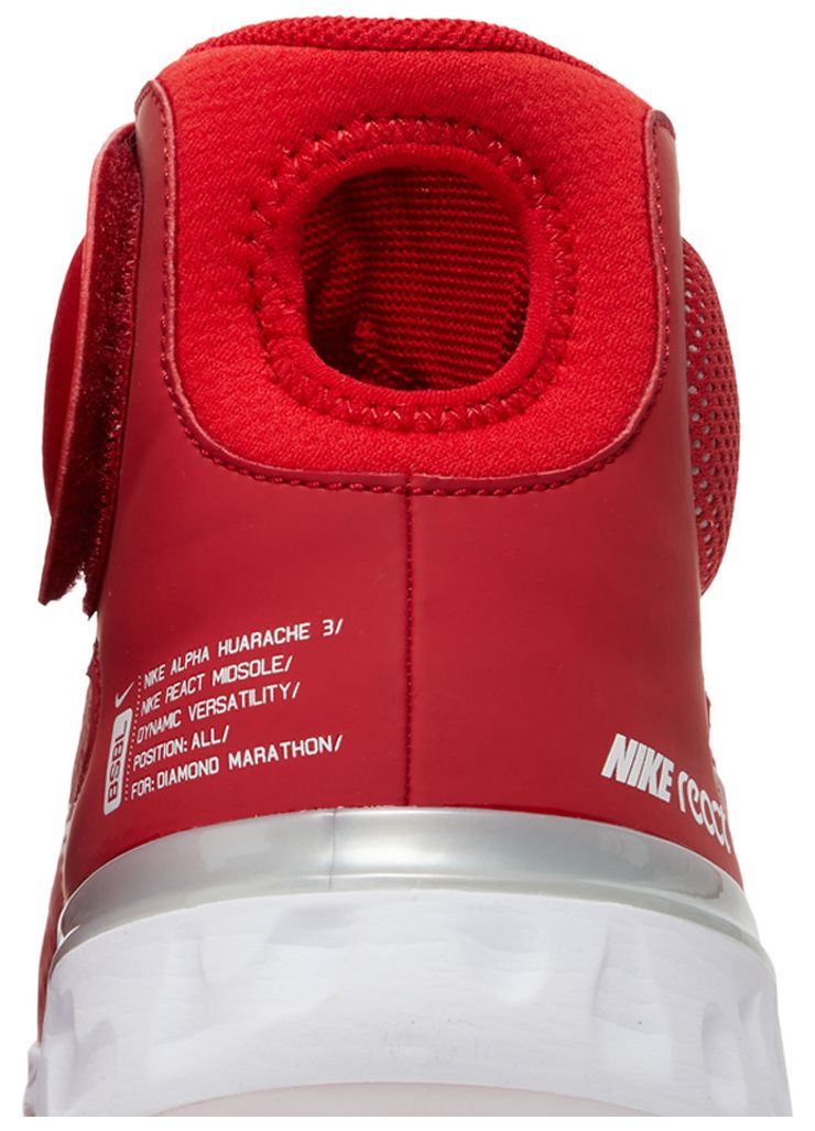Nike Alpha Huarache Elite 3 Mid University Red