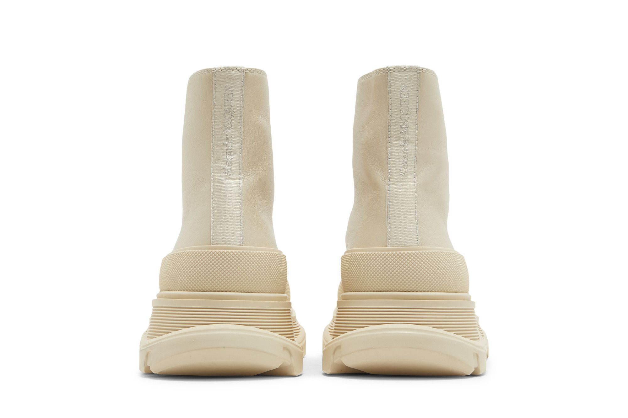 Buy Alexander McQueen Tread Slick Boot 'Beige Leather