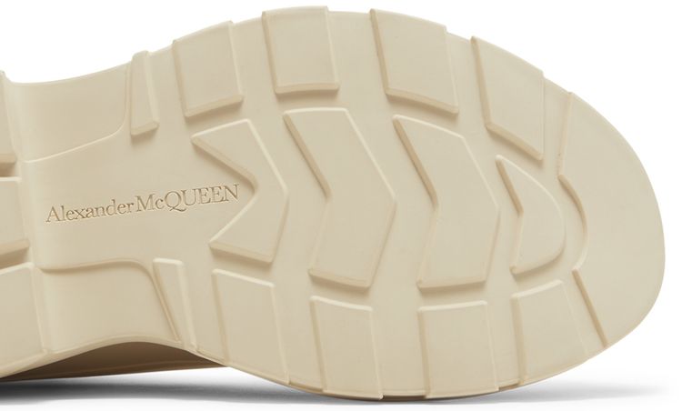 Alexander McQueen Tread Slick Boot Beige Leather