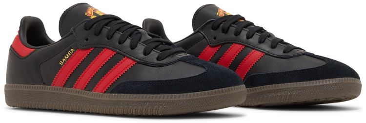 Manchester United x adidas Samba Team Black Real Red