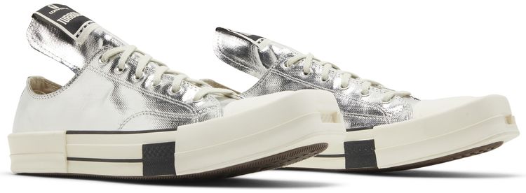 Rick Owens x Converse TURBODRK Chuck 70 Low Silver Lacquer