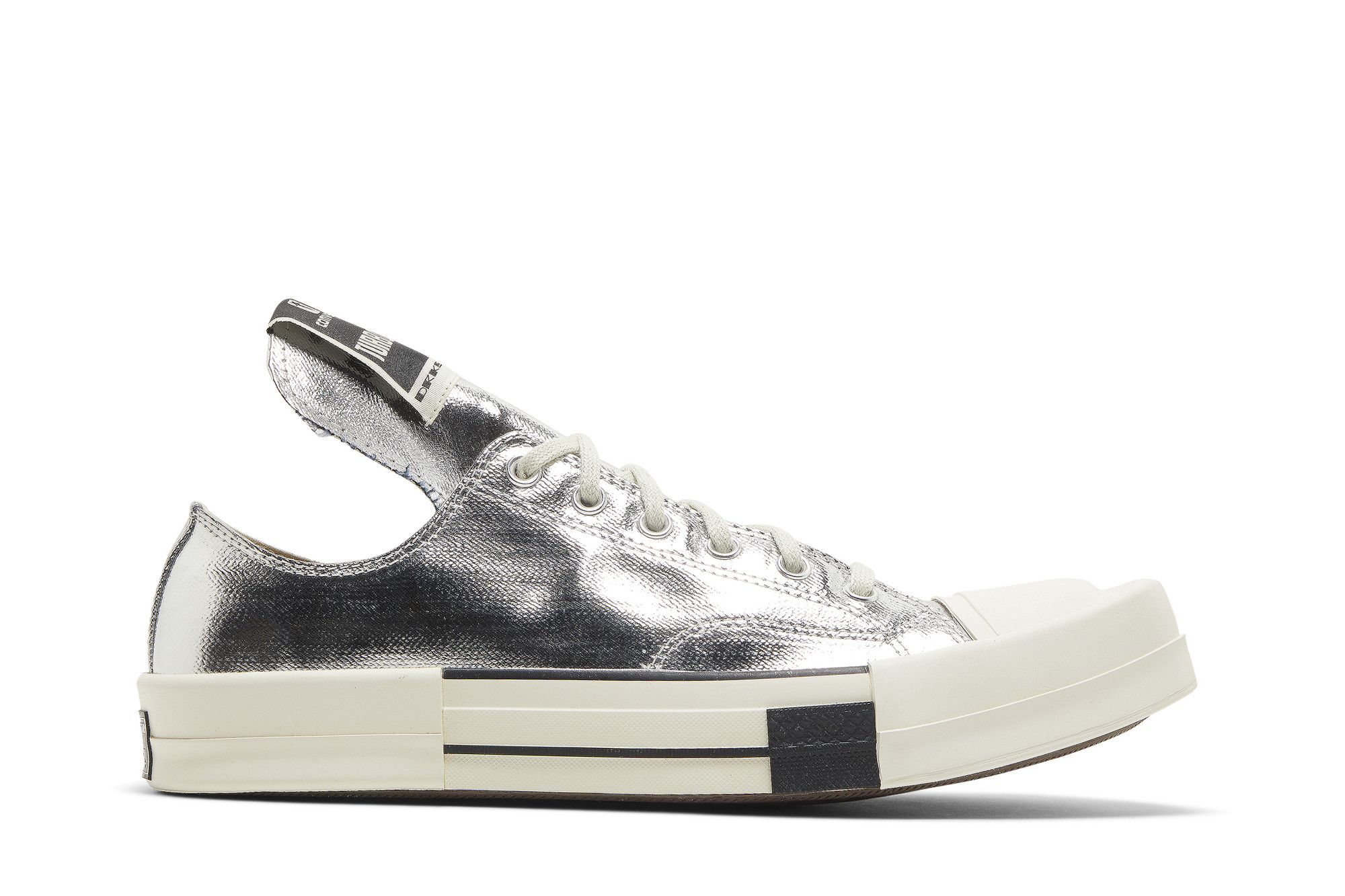 Buy Rick Owens x Converse TURBODRK Chuck 70 Low 'Silver Lacquer