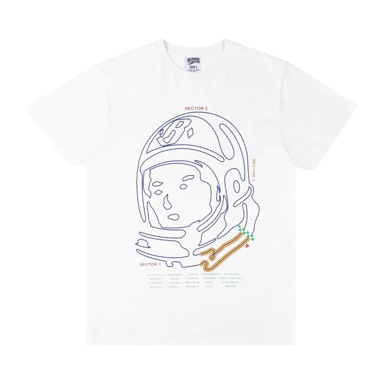 Billionaire Boys Club Track T Shirt Bleach White