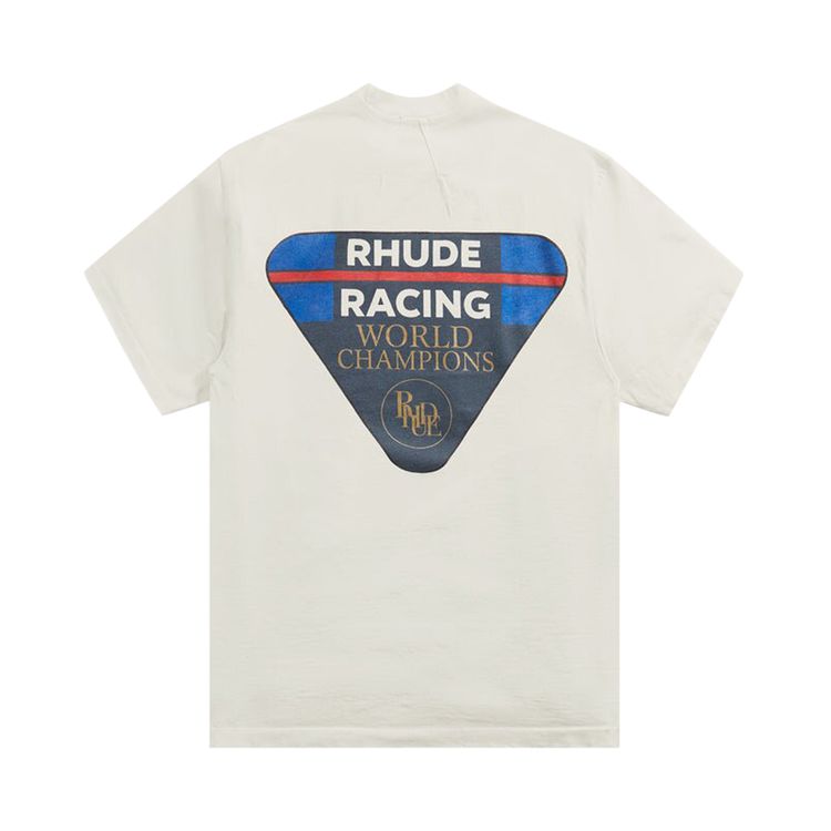 Rhude Race Patch Tee White