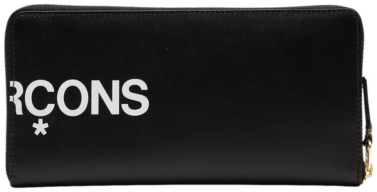 Comme des Garcons Wallet Huge Logo Wallet Black