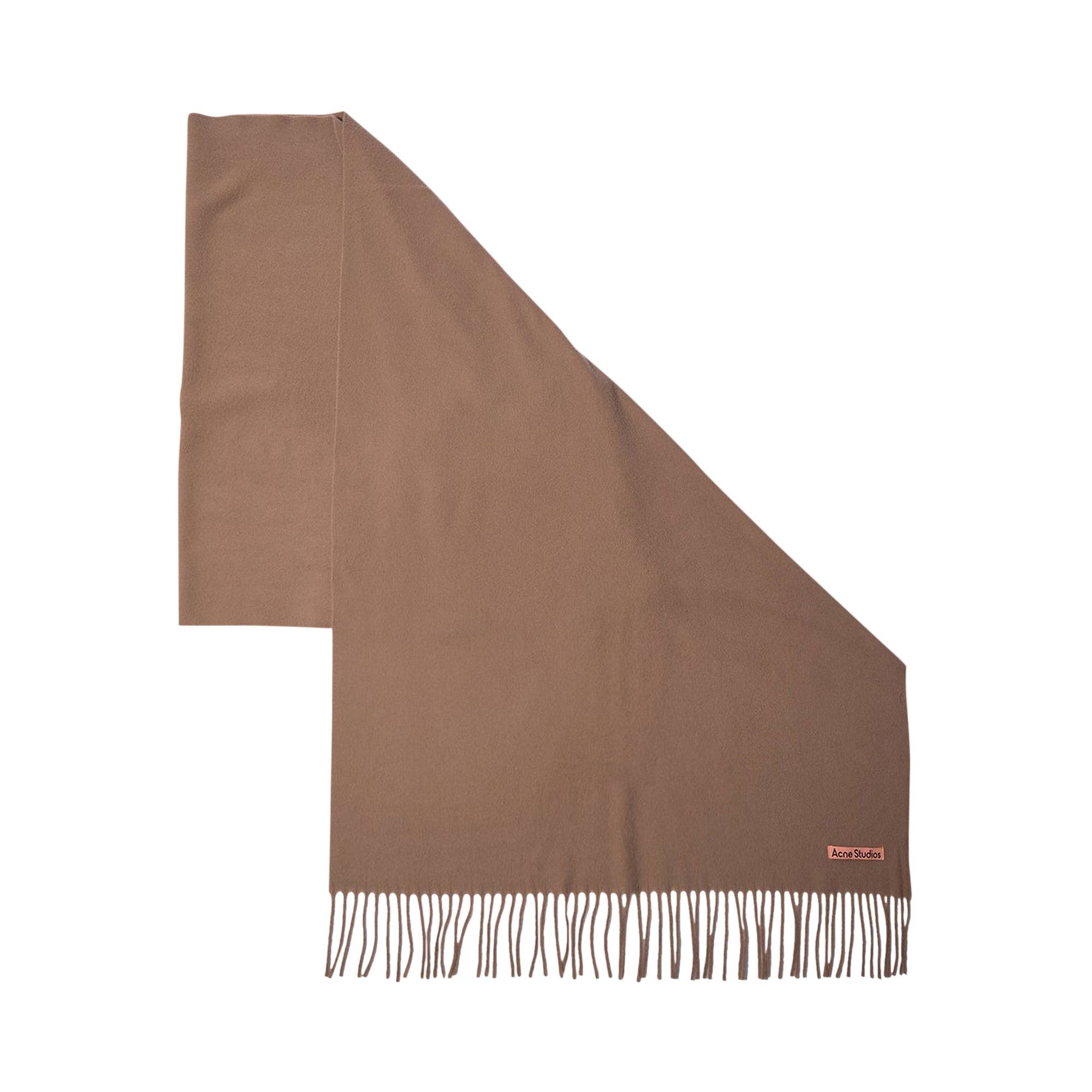 ファッション雑貨・小物その他 Acne Studios Canada New Oversized Scarf Caramel Brown Acne Studios - Fringe wool scarf - oversized - Caramel brown