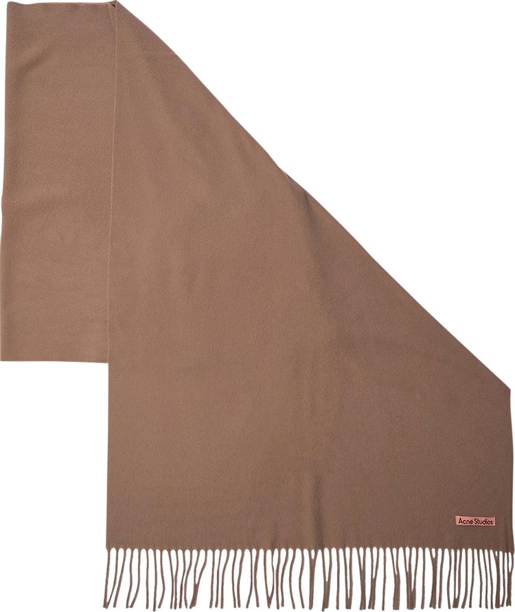 Acne Studios Canada New Scarf Caramel Brown