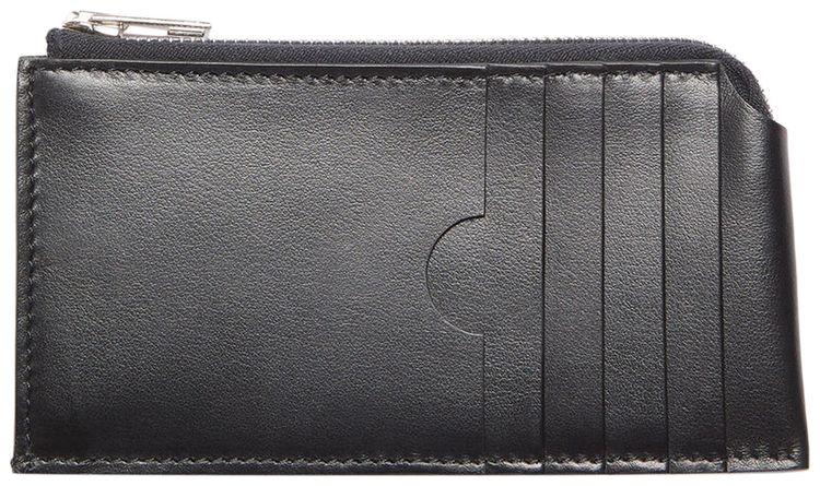 Acne Studios Zippered Card Wallet Black