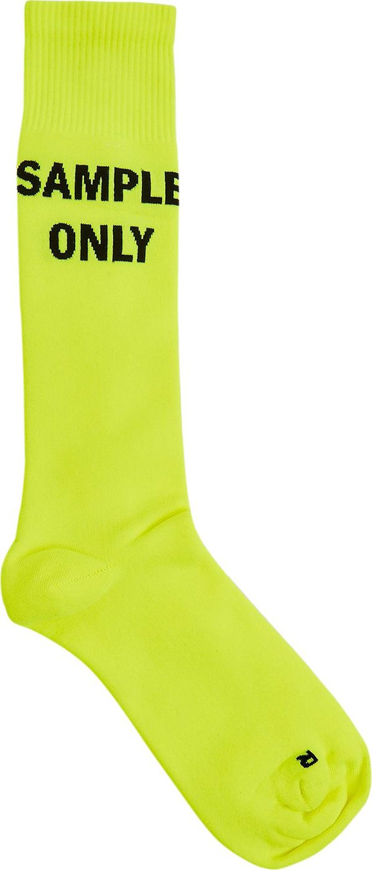 Acne Studios Neon Socks 'Neon Yellow'