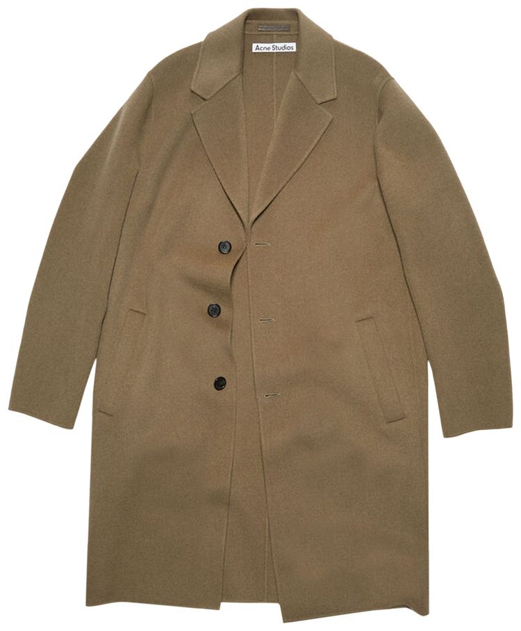 Acne Studios Single Breasted Coat Khaki Green
