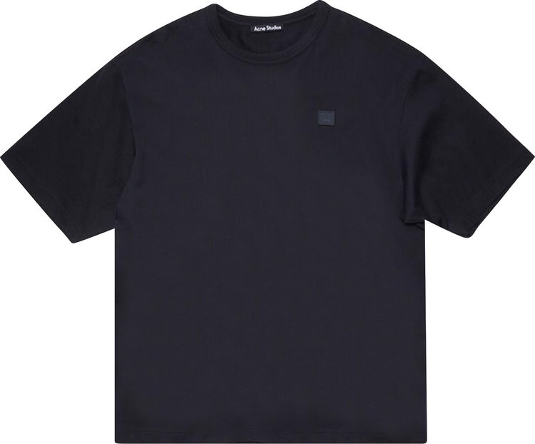 Acne Studios Face Logo Patch T-Shirt 'Black'