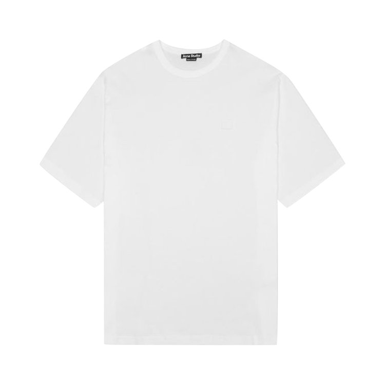 Acne Studios Face Logo Patch T-Shirt 'Optic White'