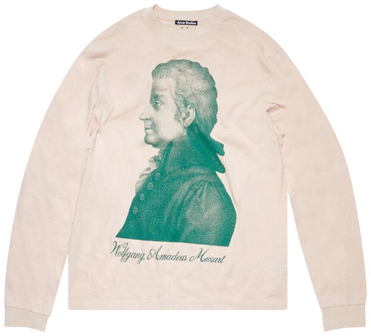 Acne Studios Composer Long Sleeve T Shirt Sand Beige