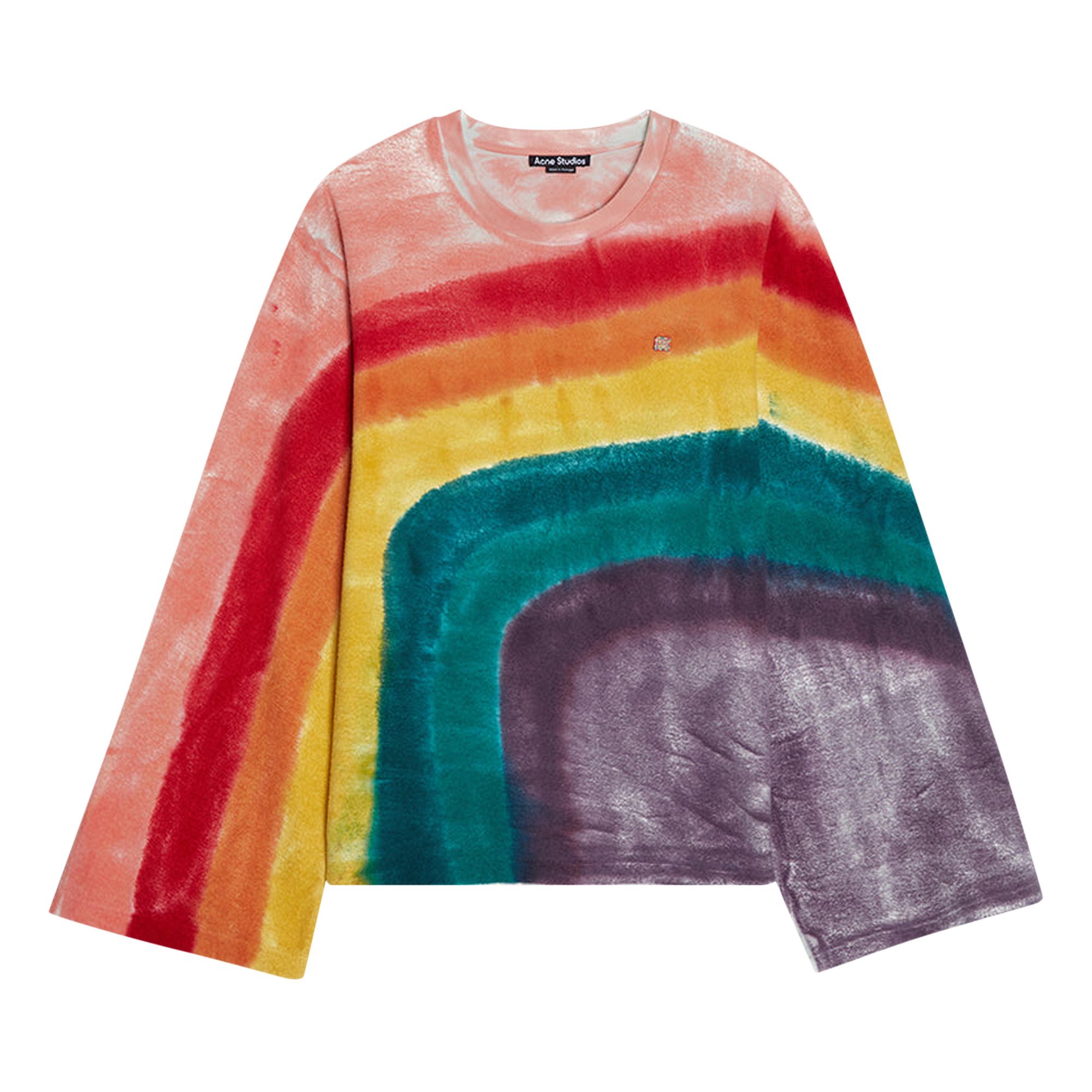 Buy Acne Studios Face Long Sleeve Tee Pastel Pink CL0159 GOAT