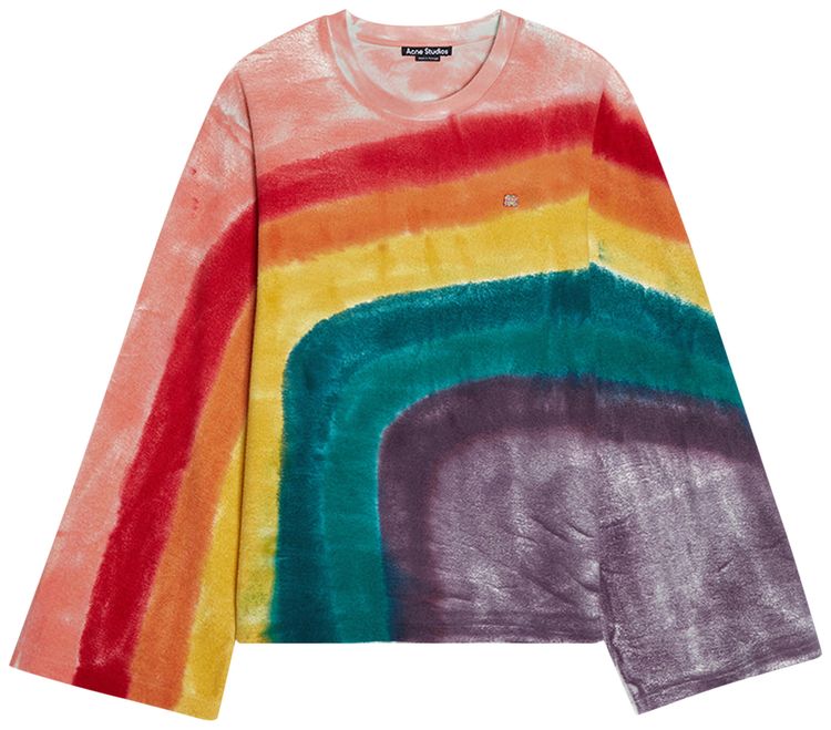 Acne Studios Face Long Sleeve Tee Pastel Pink