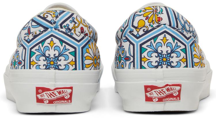 KITH x Vans Classic Slip On Blue Moroccan Pattern