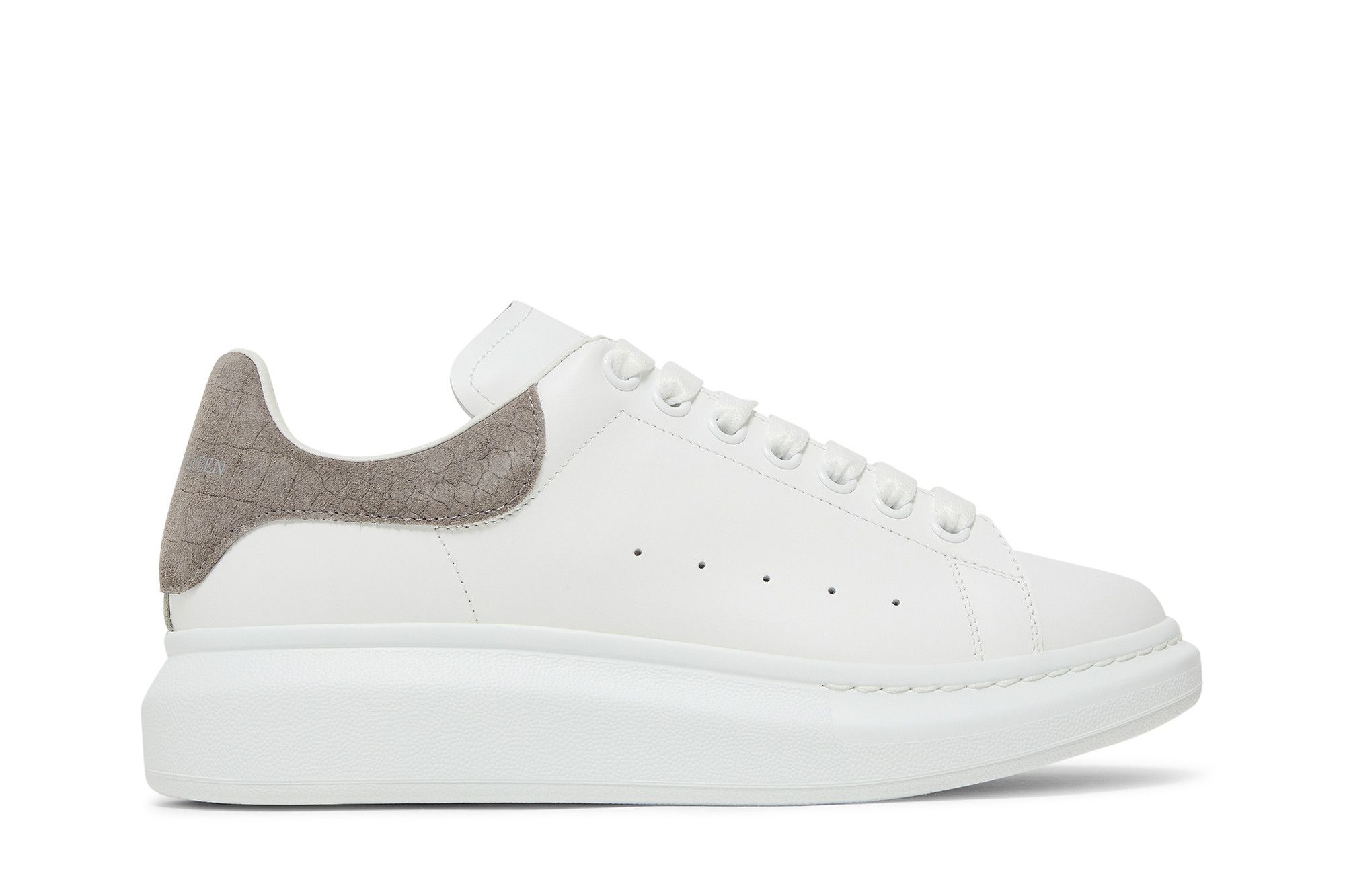 正規店買付【Alexander McQueen】ホワイト/レッド スニーカー Alexander McQueen Oversized Sneaker 'White Red Crocodile
