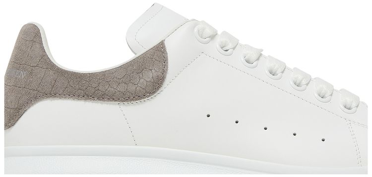 Alexander McQueen Oversized Sneaker Lead Crocodile