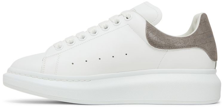 Alexander McQueen Oversized Sneaker Lead Crocodile