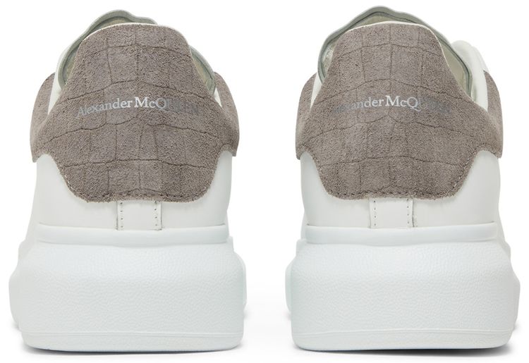 Alexander McQueen Oversized Sneaker Lead Crocodile